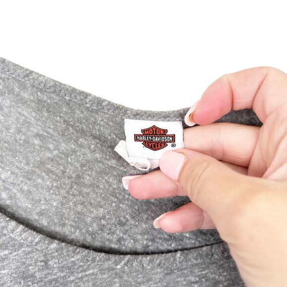 Harley Davidson Windy City Chicago Gray T Shirt Sz M - Picture 2 of 6
